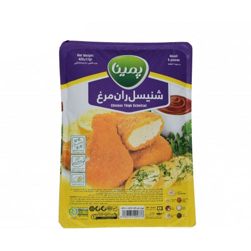 کاله شنیسل ران مرغ پمینا 420 گرم ( 13182 ) - 