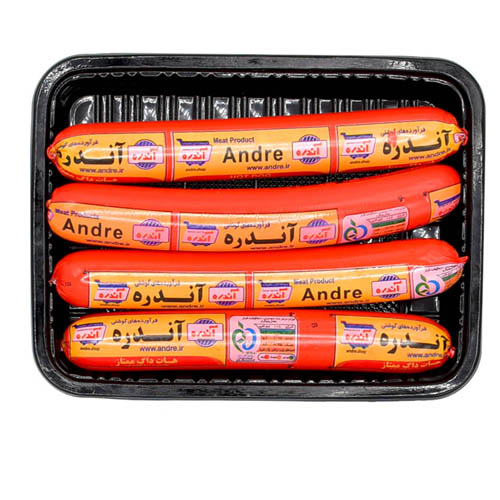 هات داگ ممتاز 70 درصد آندره نیم کیلوگرم(10358) - 