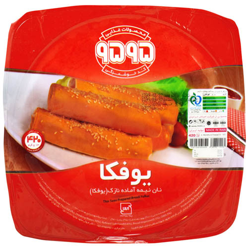 خمیر یوفکا دایره ای نان نیمه آماده 9595 420 گرم( 12147) - 