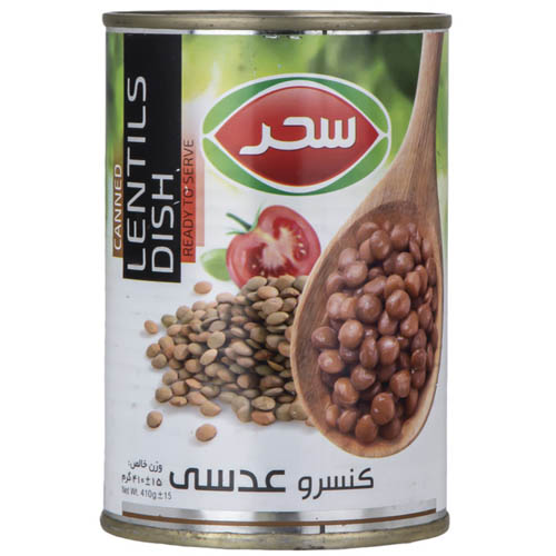 کنسرو عدسی قوطی سحر 410 گرم( 10967) - 